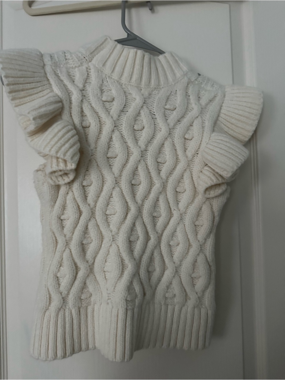 Line and Dot Cream Sweater Size XS